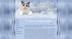 Desktop Screenshot of angelprideragdolls.com